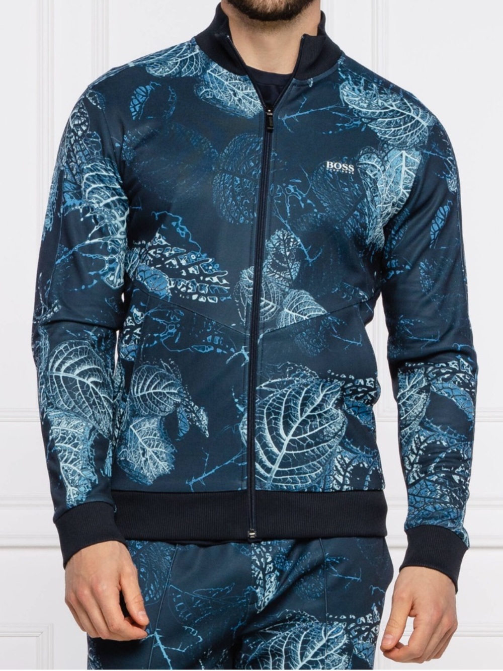 BOSS Hugo Boss Mikina Skarley Regular Fit zip jacket